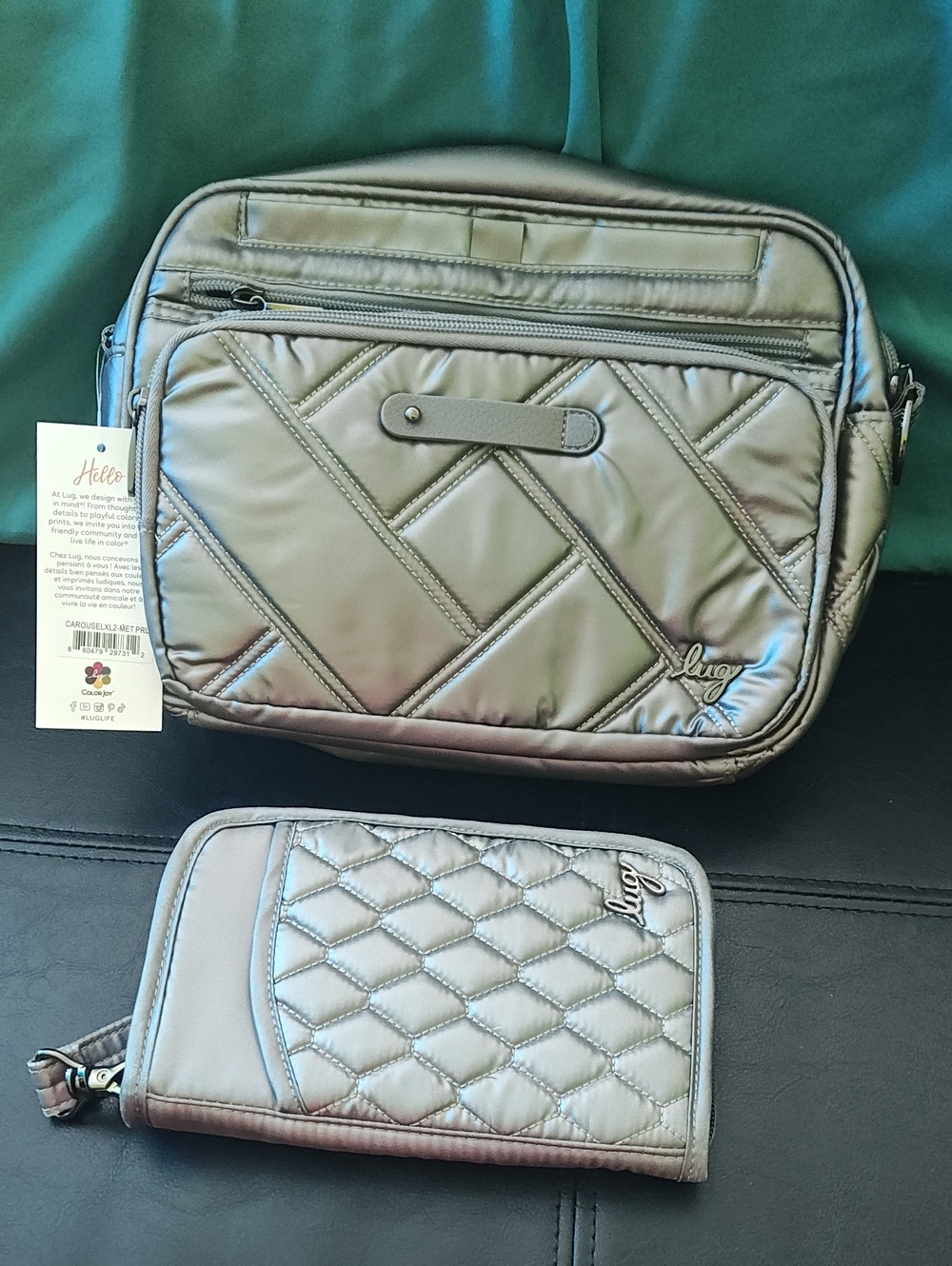 NWT Lug Carousel XL Metallic Pearl
